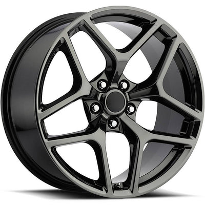 Factory Reproductions FR27 Black Chrome Wheel
