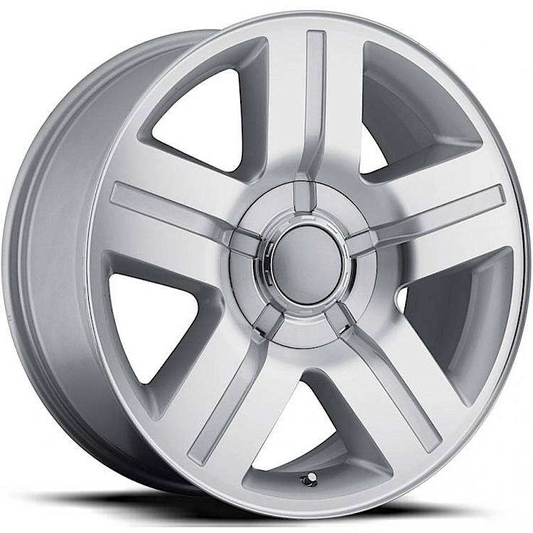 Factory Reproductions FR37 Silver Machined Wheel