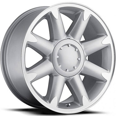 Factory Reproductions FR38 Silver Machined Wheel