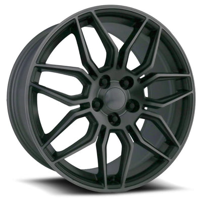 Factory Reproductions FR401 Gray Machined wheel