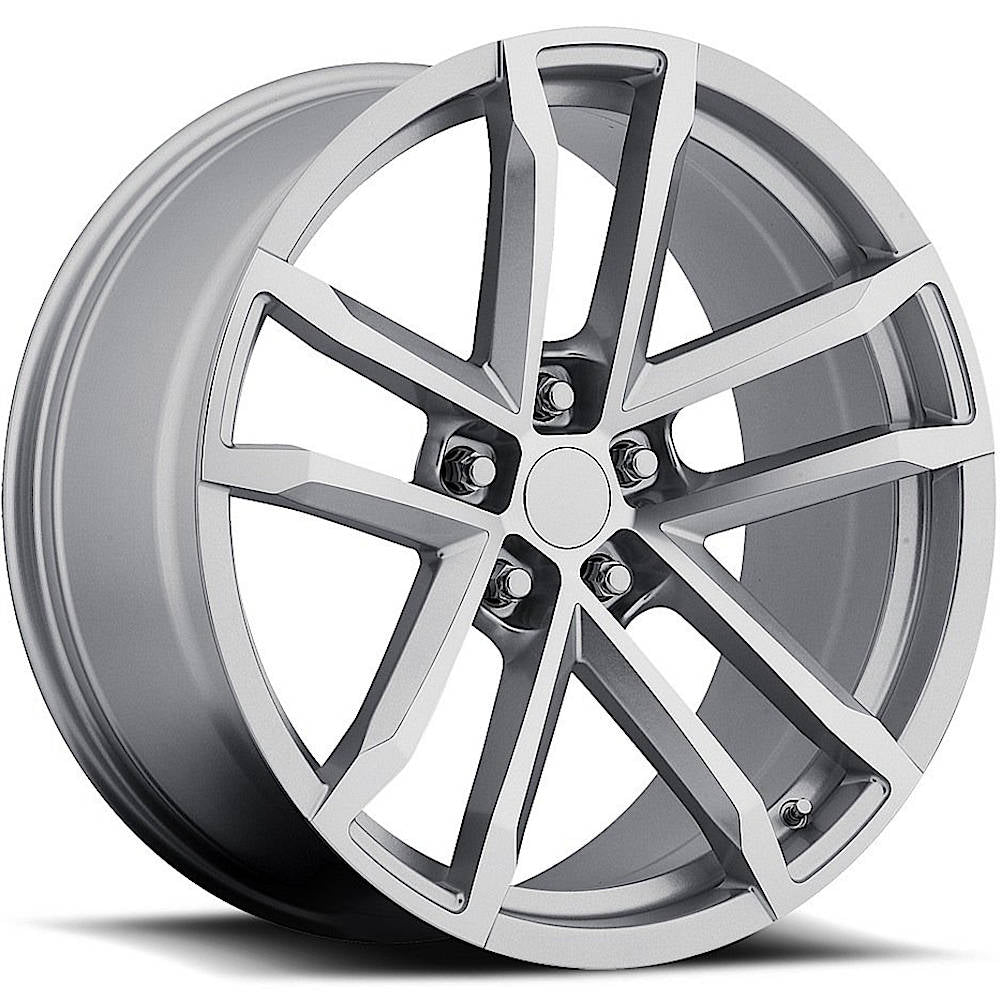 Factory Reproductions FR41 Silver Machined Wheel