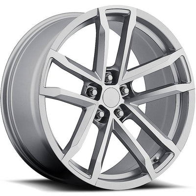 Factory Reproductions FR41 Silver Machined Wheel