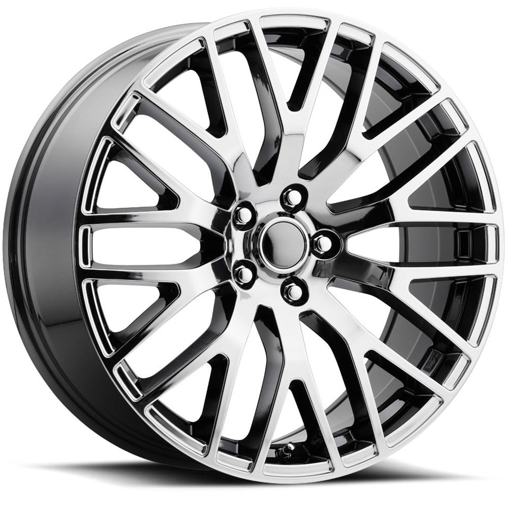 Factory Reproductions FR54 Black Chrome Wheel