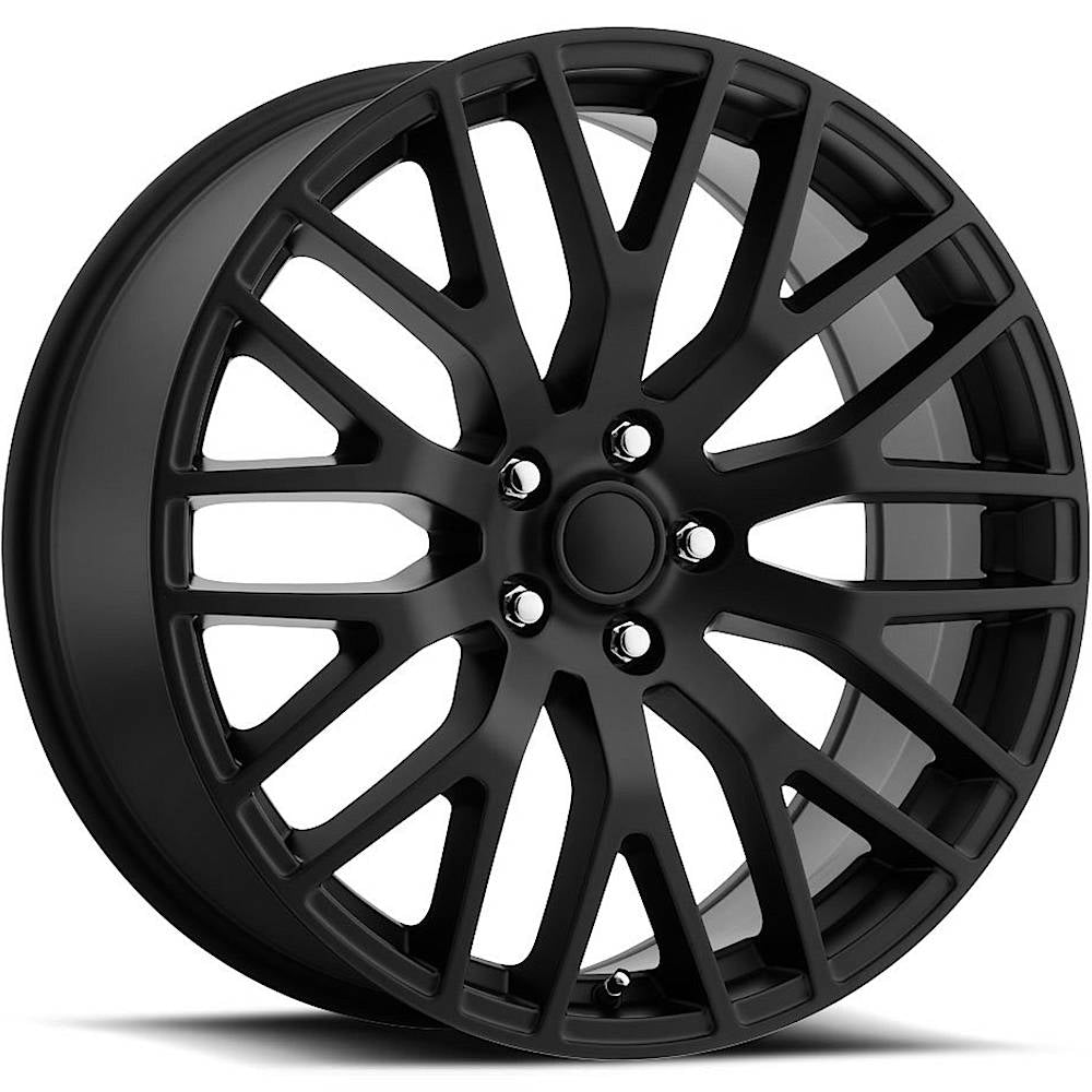 Factory Reproductions FR54 Satin Black Wheel