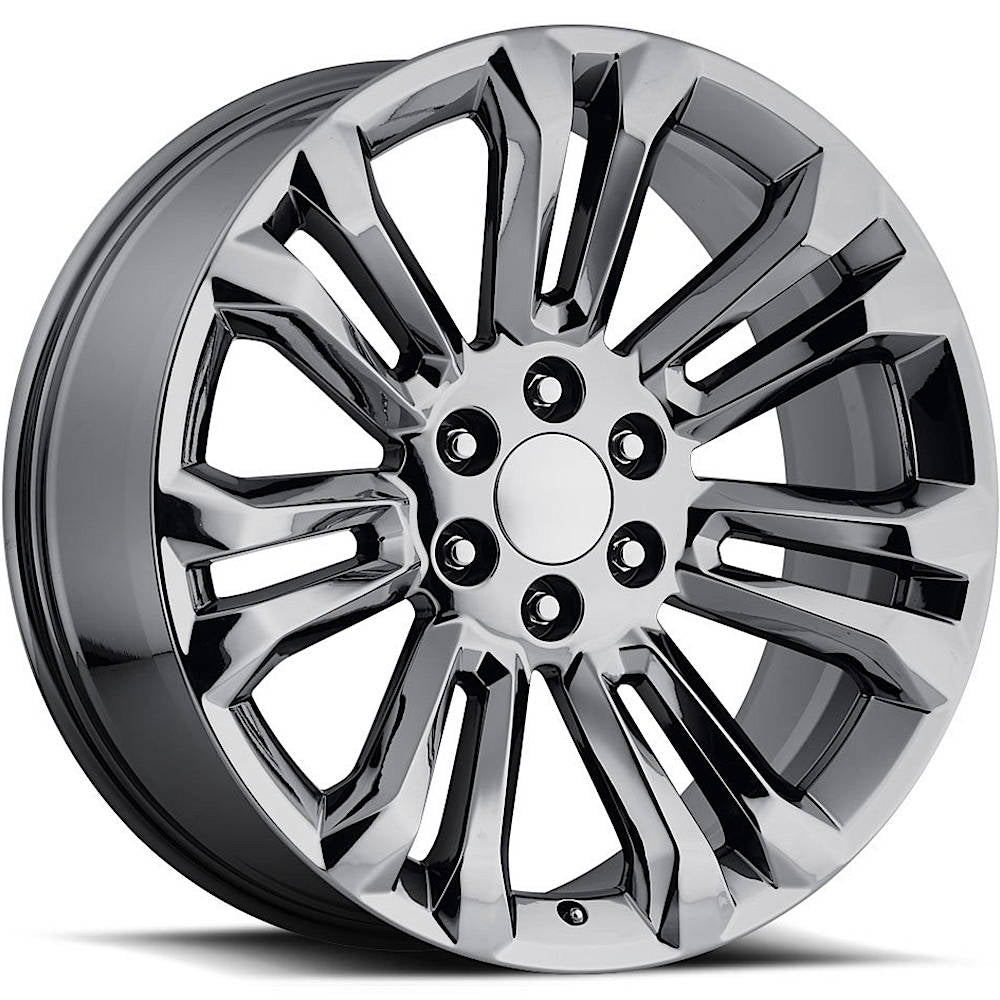 Factory Reproductions FR55 Black Chrome Wheel