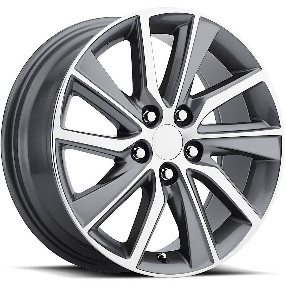Factory Reproductions FR82 Gray Machined Wheel