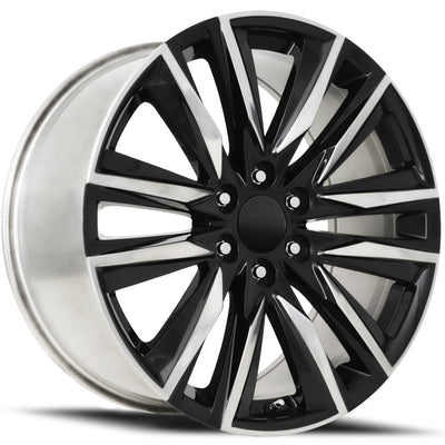 Factory Reproductions FR90 Black Polished Wheel