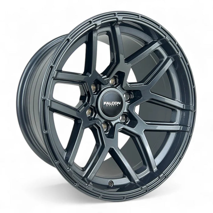 Falcon Off-Road T9 Gloss Gunmetal Wheel