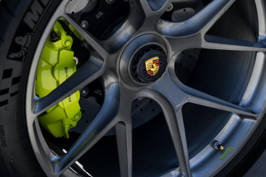 HRE P101 forged wheel on Porsche 918 Spyder Silver