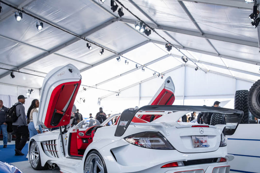 HRE S107 forged wheel on S Klub LA Mercedes Benz SLR Mclaren