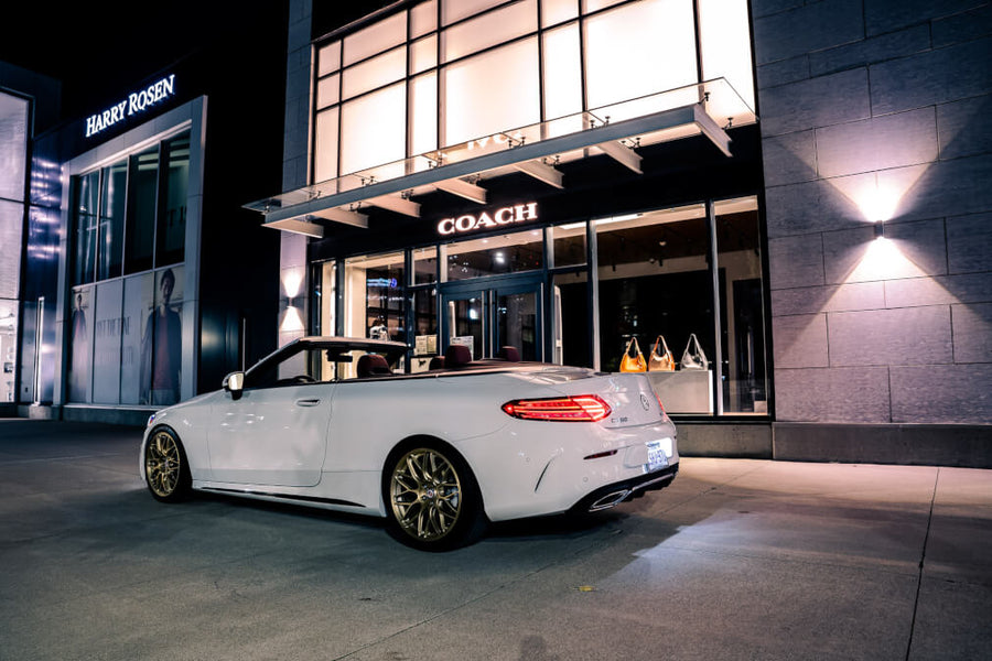 HRE RC100 forged wheel on Mercedes Benz C300