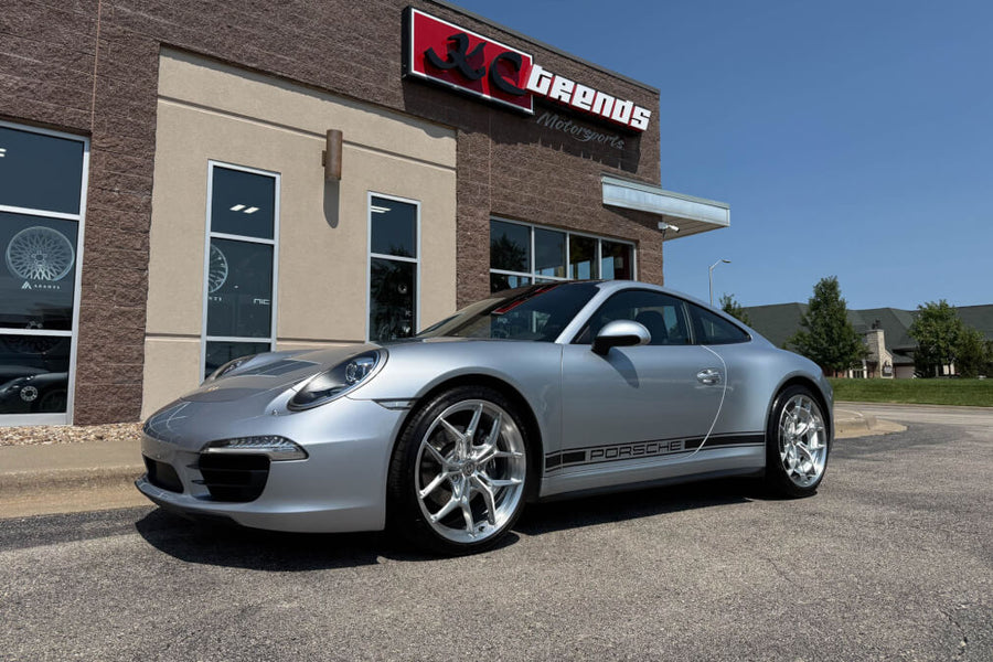 HRE P301 forged wheel on Porsche 991 Carrera C4