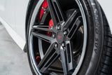 Ferrada CM1 Matte Graphite wheel close up