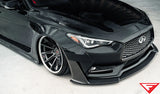 Ferrada CM2 Gloss Black Chrome Lips wheel on 2021 Infiniti Q60 Wheels