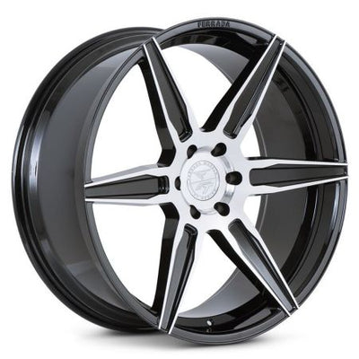 Ferrada FT2 Black Machined wheel