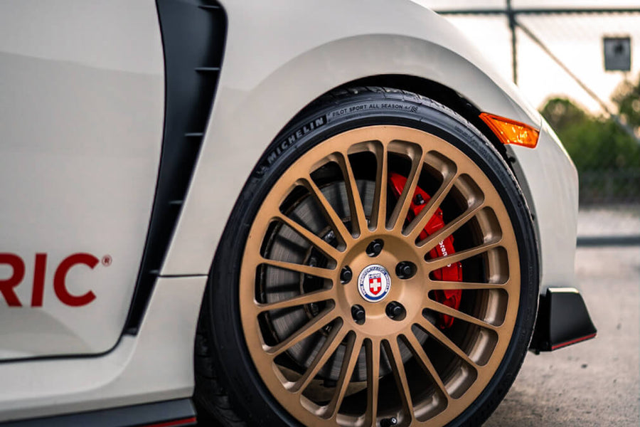 HRE 309M forged wheel on Honda Civic Type R