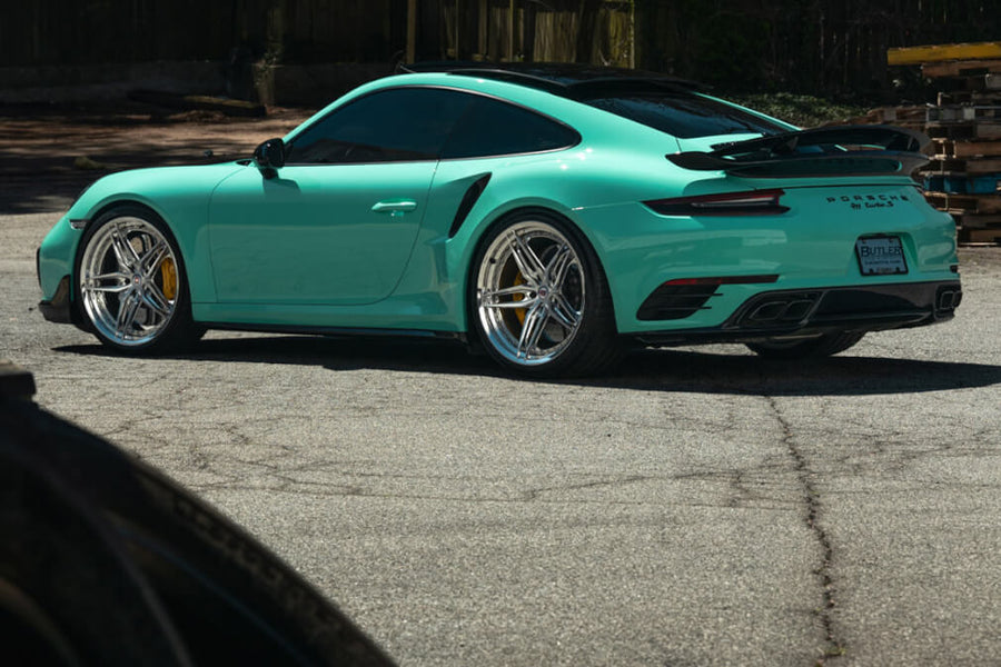 HRE S107SC forged wheel on Porsche 991 Turbo S