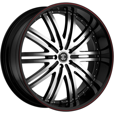 Fiero N11 Black Machined Wheel