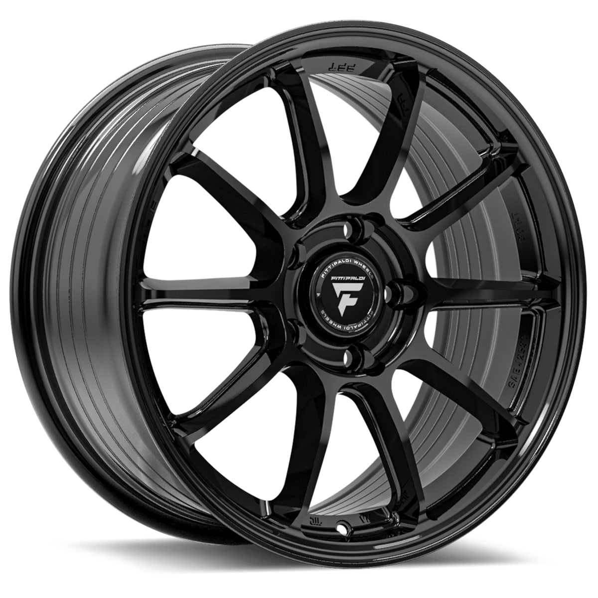 Fittipaldi FS366 Gloss Black Wheel