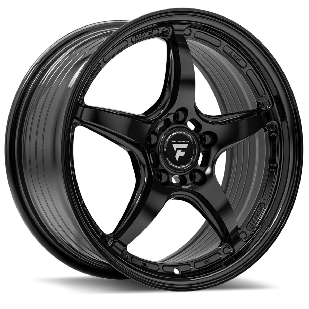 Fittipaldi FS367 Gloss Black Wheel