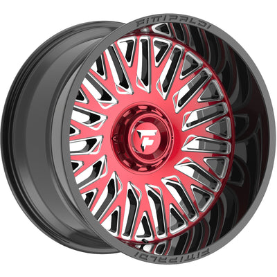 Fittipaldi Offroad FA07 Black Red Machined Wheel