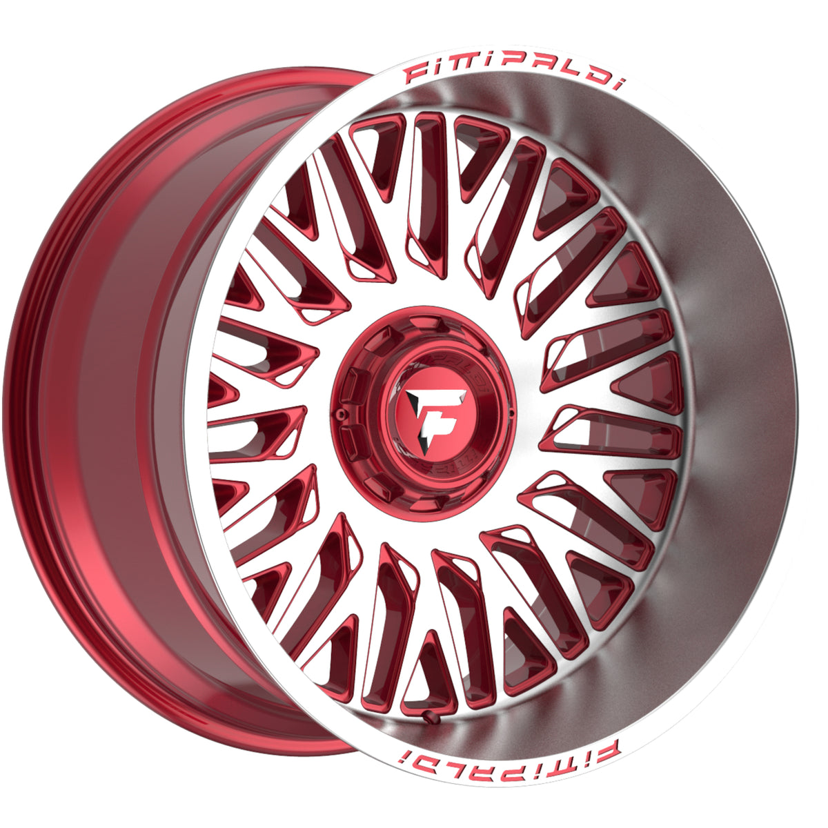 Fittipaldi Offroad FA07 Red Machined Wheel