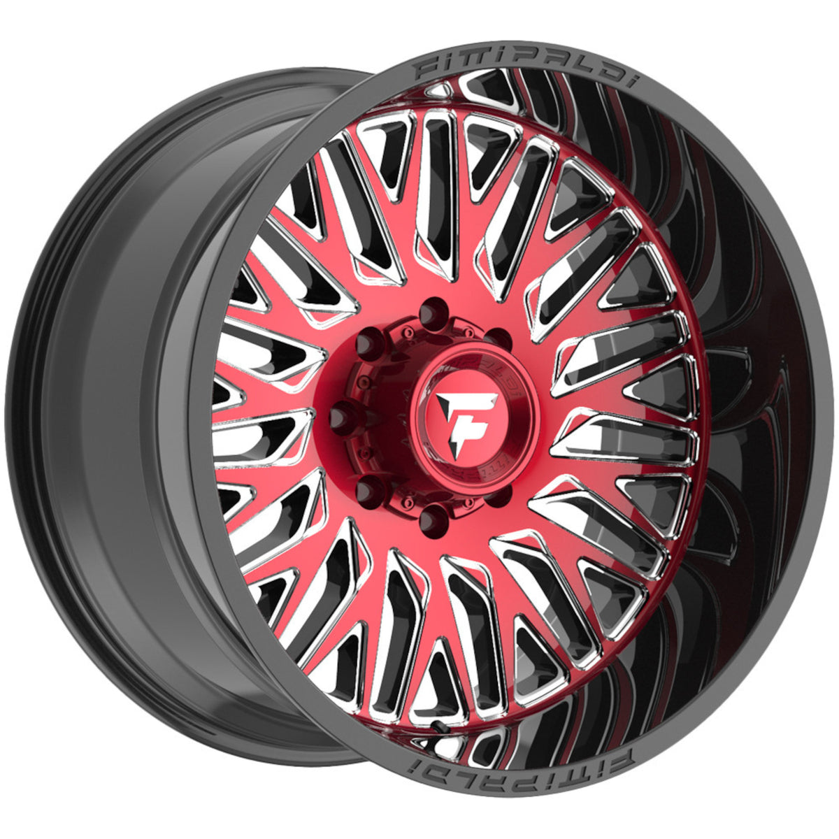 Fittipaldi Offroad FA07 Red Machined Wheel