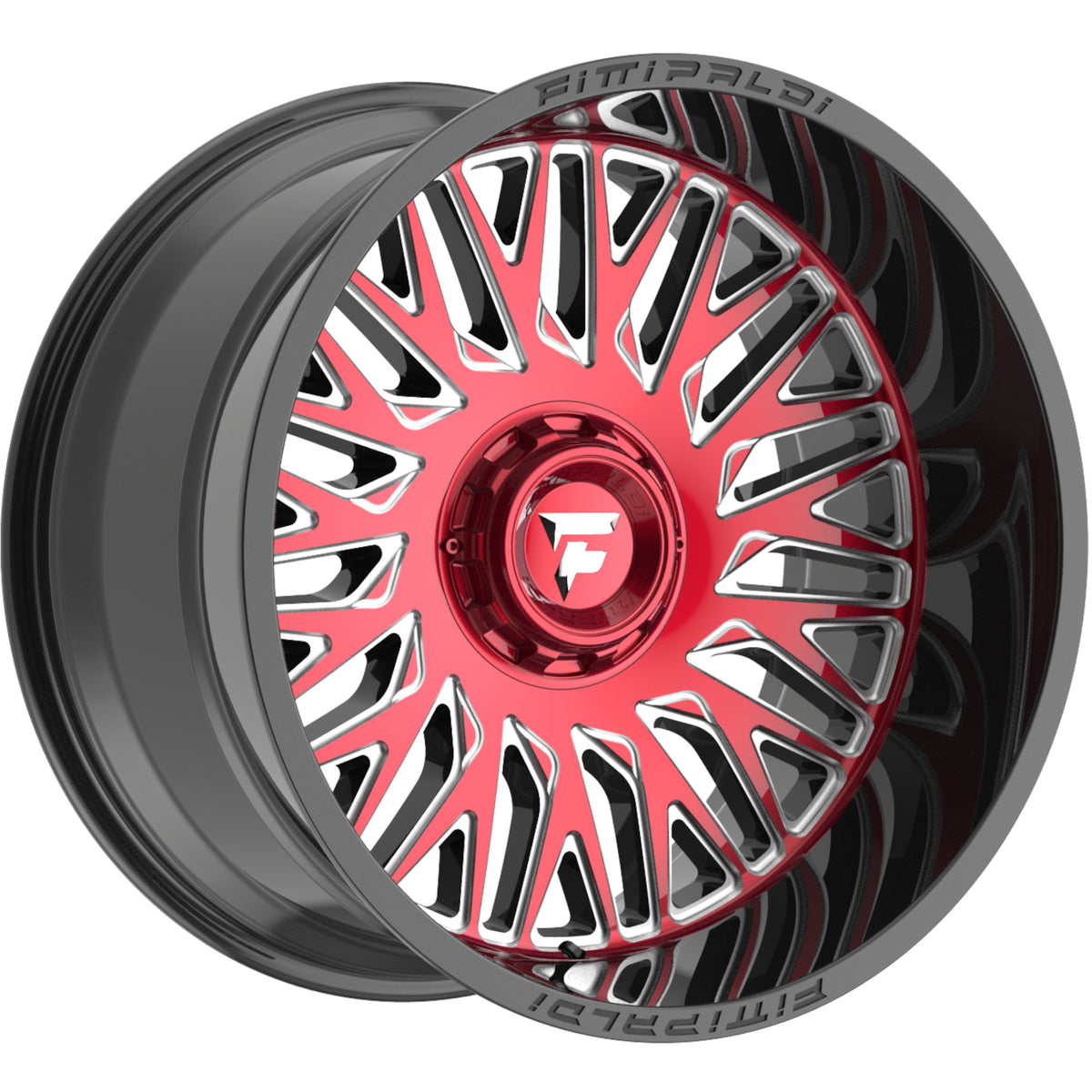 Fittipaldi Offroad FA07 Red Machined Wheel