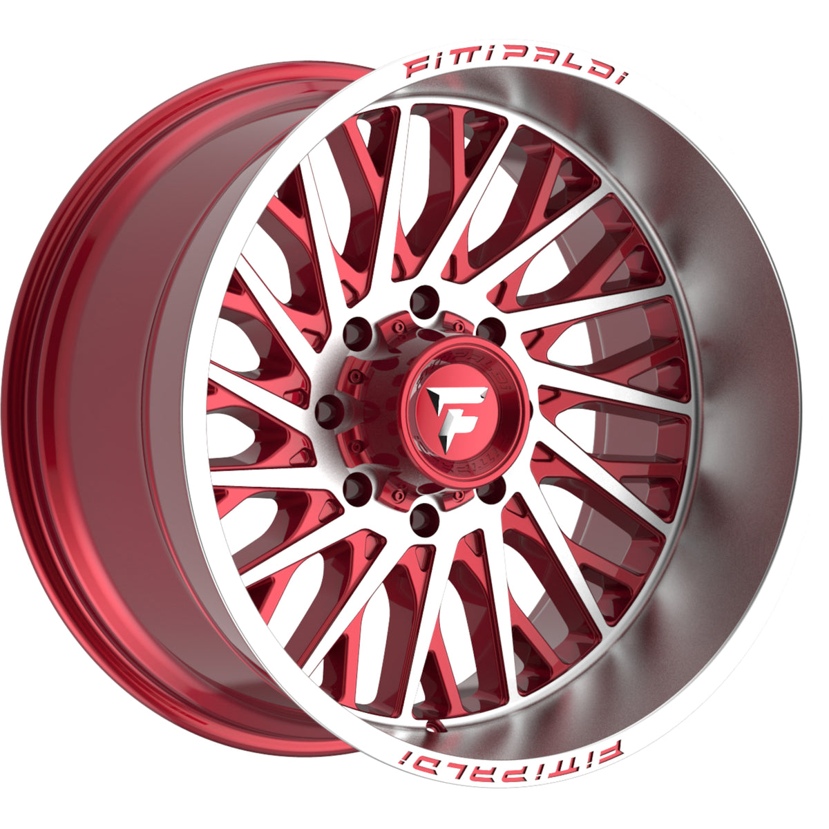 Fittipaldi Offroad FA08 Red Machined Wheel