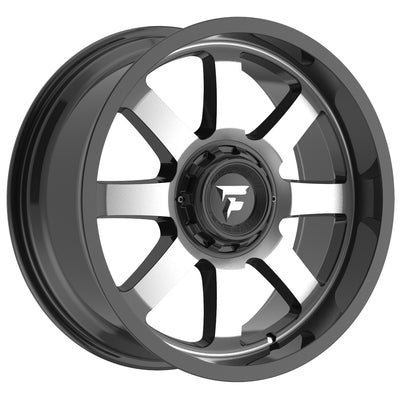 Fittipaldi Offroad FA16 Black Machined Wheel