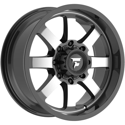 Fittipaldi Offroad FA16 Black Machined Wheel