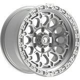 Fittipaldi Offroad FT101 Silver Machined Wheel