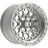 Fittipaldi Offroad FT101 Silver Machined Wheel