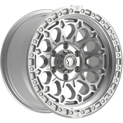 Fittipaldi Offroad FT101 Silver Machined Wheel