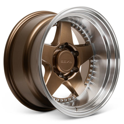 9SiX9 FIVE-2 Deep Bronze Machined Wheel