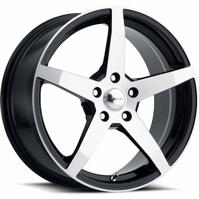 Focal F-55 Black Machined Wheel