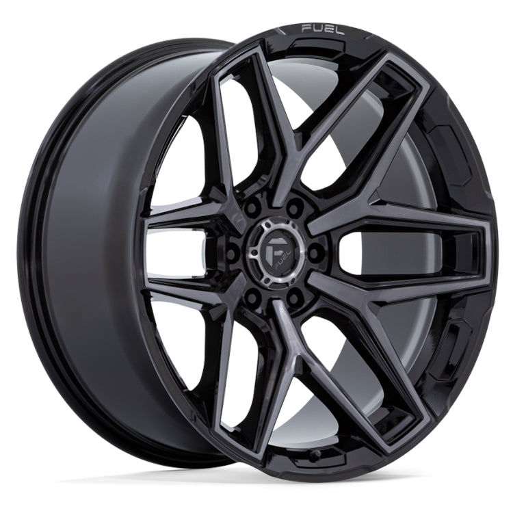 Fuel Flux Black Brushed Wheel