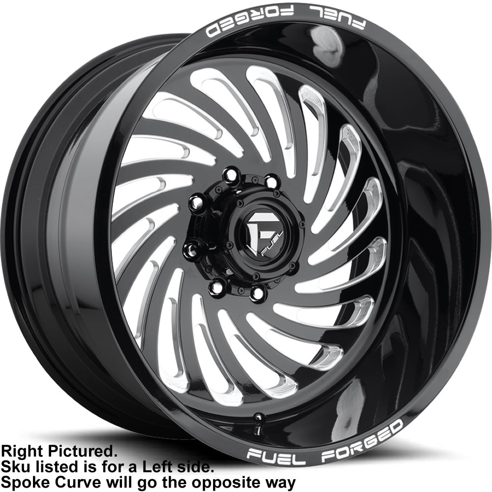 Fuel Forged FF28 Black Milled Wheel