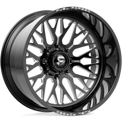 Fuel Forged FFC109 Black Machined Wheel