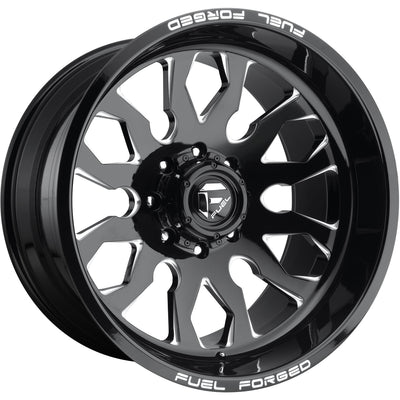Fuel Forged FFC37 Black Milled Wheel