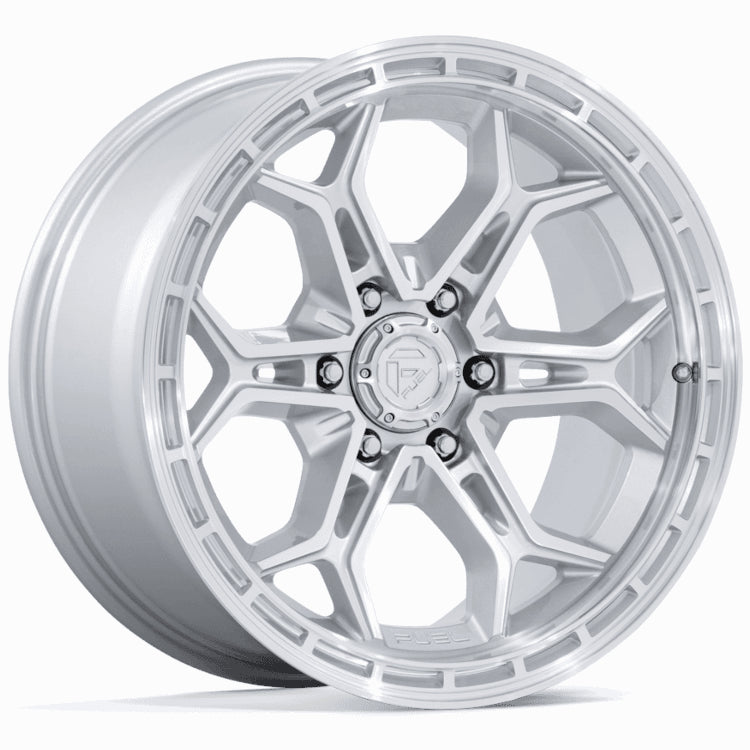 Fuel Heathen Silver Machined Wheel