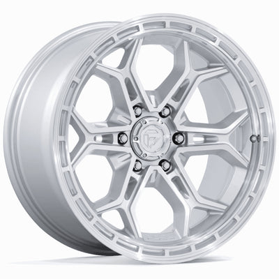 Fuel Heathen Silver Machined Wheel