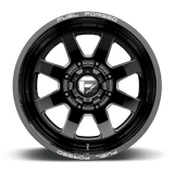 Fuel Mono DE09 FF09D 24x8.25 -246mm Matte Black Milled (8x210)