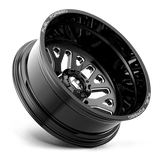 Fuel Mono DE19 FF19D 22x12 -50mm Gloss Black Milled (10x170)