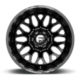 Fuel Mono DE19 FF19D 22x8.25 -202mm Gloss Black Milled (10x225)