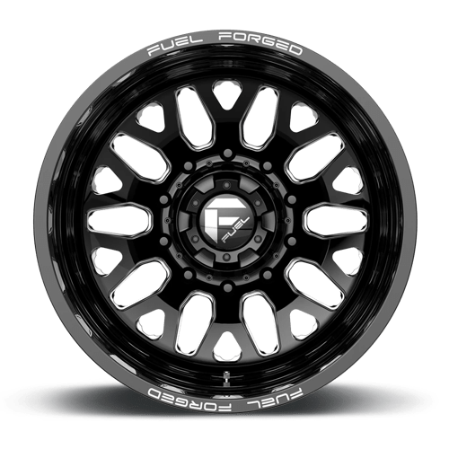 Fuel Mono DE19 FF19D 24x8.25 -225 Gloss Black Milled