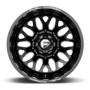Fuel Mono DE19 FF19D 24x8.25 -225 Gloss Black Milled