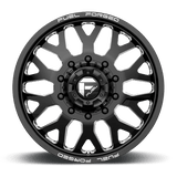 Fuel Mono DE19 FF19D 24x12 -50mm Gloss Black Milled (10x170)