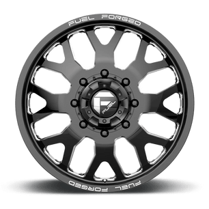 Fuel Mono DE19 FF19D 24x8.25 +105 Gloss Black Milled