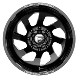 Fuel Mono DD39 FF39D 20x8.25 Gloss Black Milled heavy-duty truck wheel